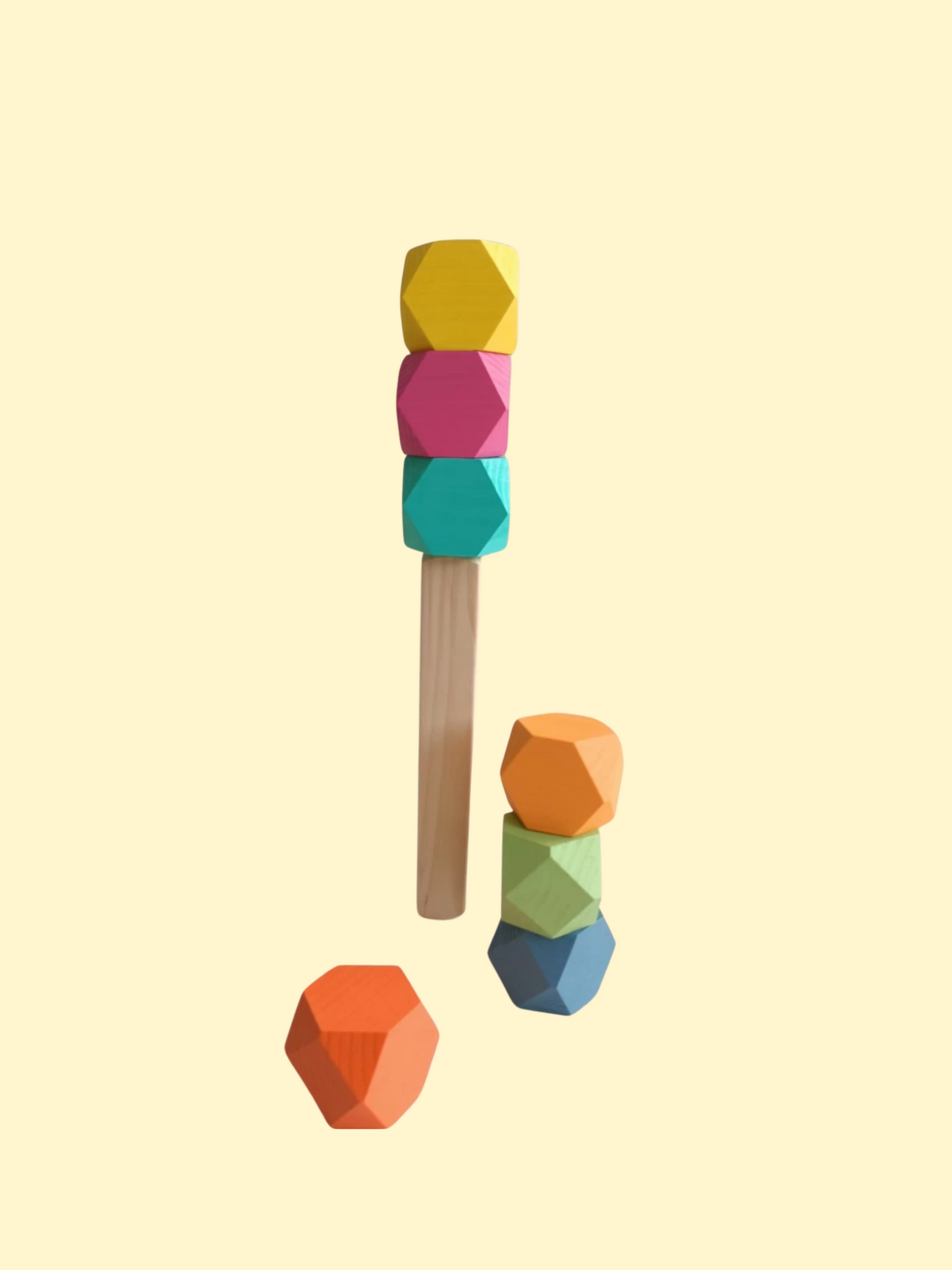 Montessori Spielzeug Türme Regenbogen 7-teilig