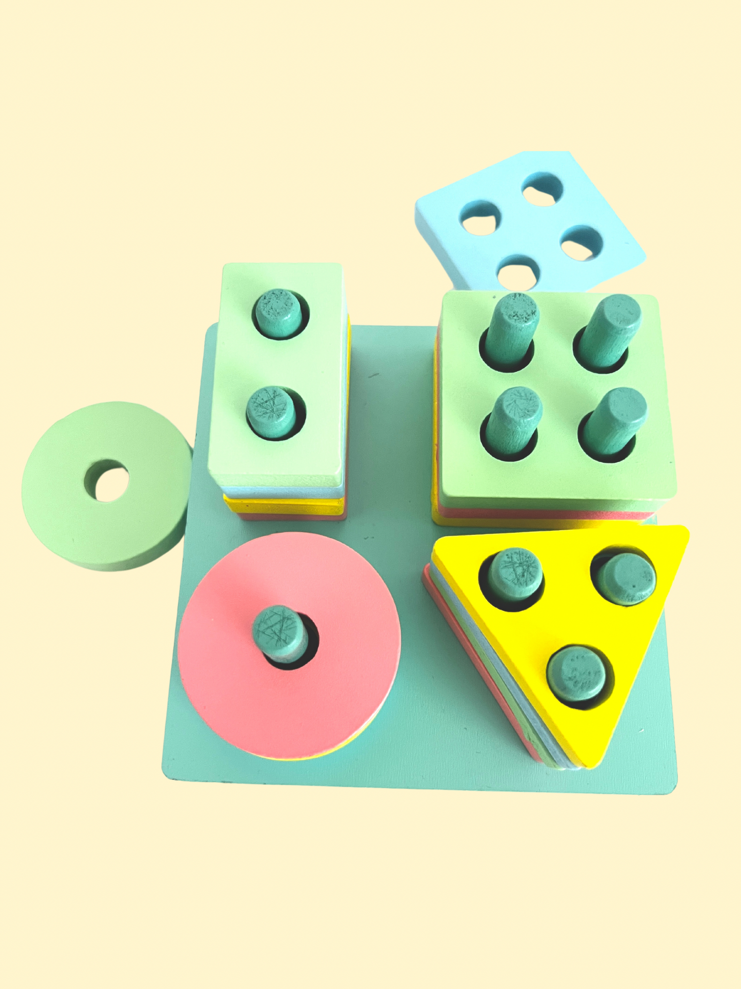 Montessori Spielzeug Kreis, Quadrat, Dreieck, Viereck